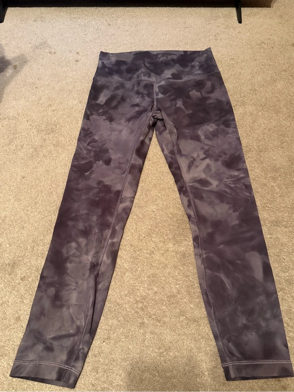 lululemon athletica Black Tie-Dye Leggings